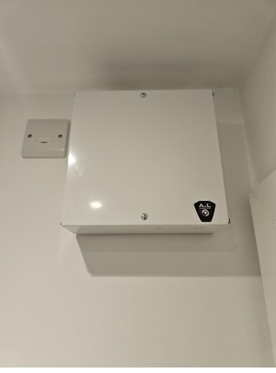 Access control power supply enclosure