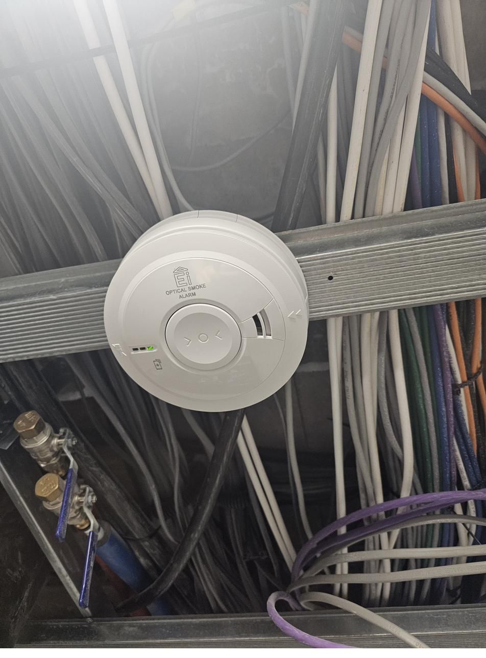 Ei optical smoke alarm installed by A.L Services
